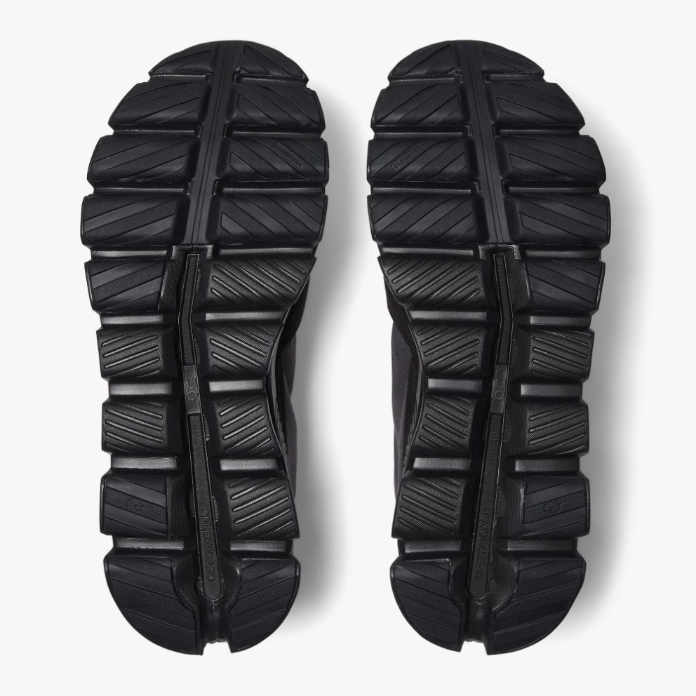 On Cloud Hi Men's Trainers Black / Grey | UK-782JM