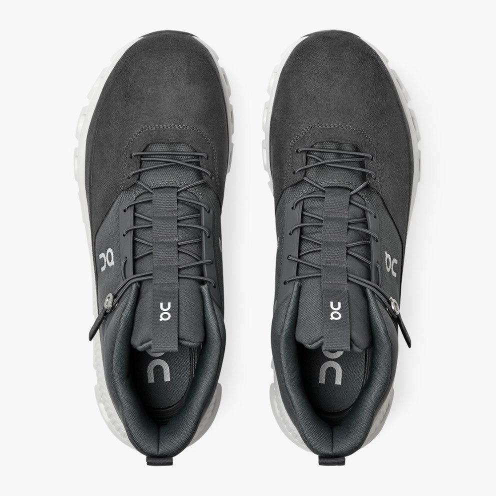 On Cloud Hi Men's Trainers Black | UK-8M26A