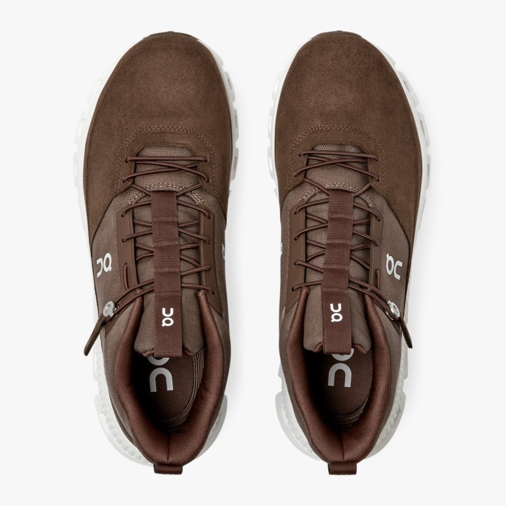 On Cloud Hi Men's Trainers Brown | UK-8JA67