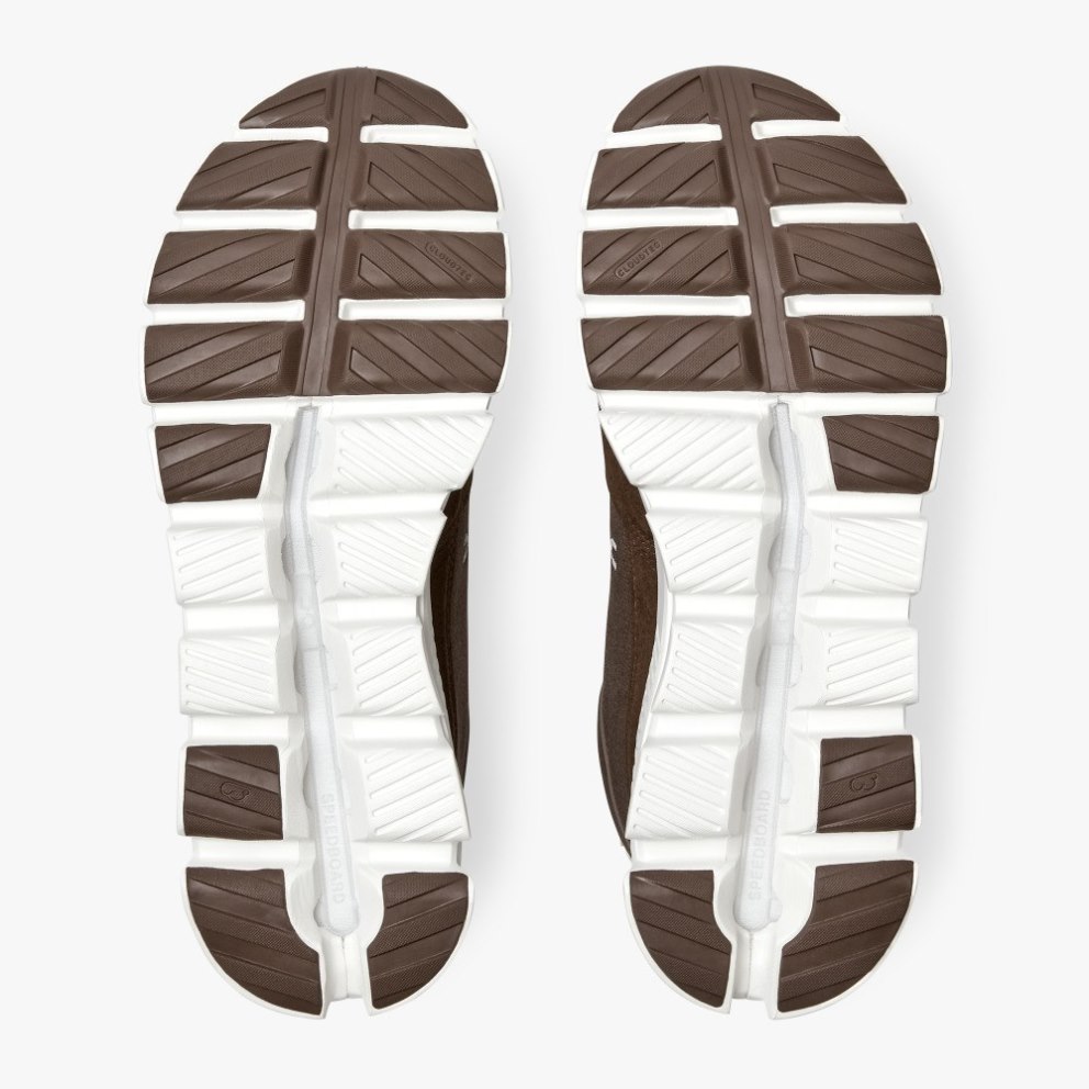On Cloud Hi Men's Trainers Brown | UK-8JA67