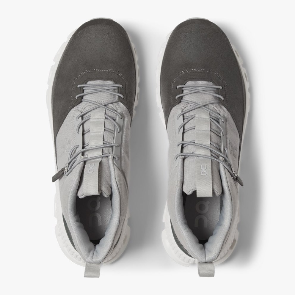 On Cloud Hi Men's Trainers Grey | UK-176AM
