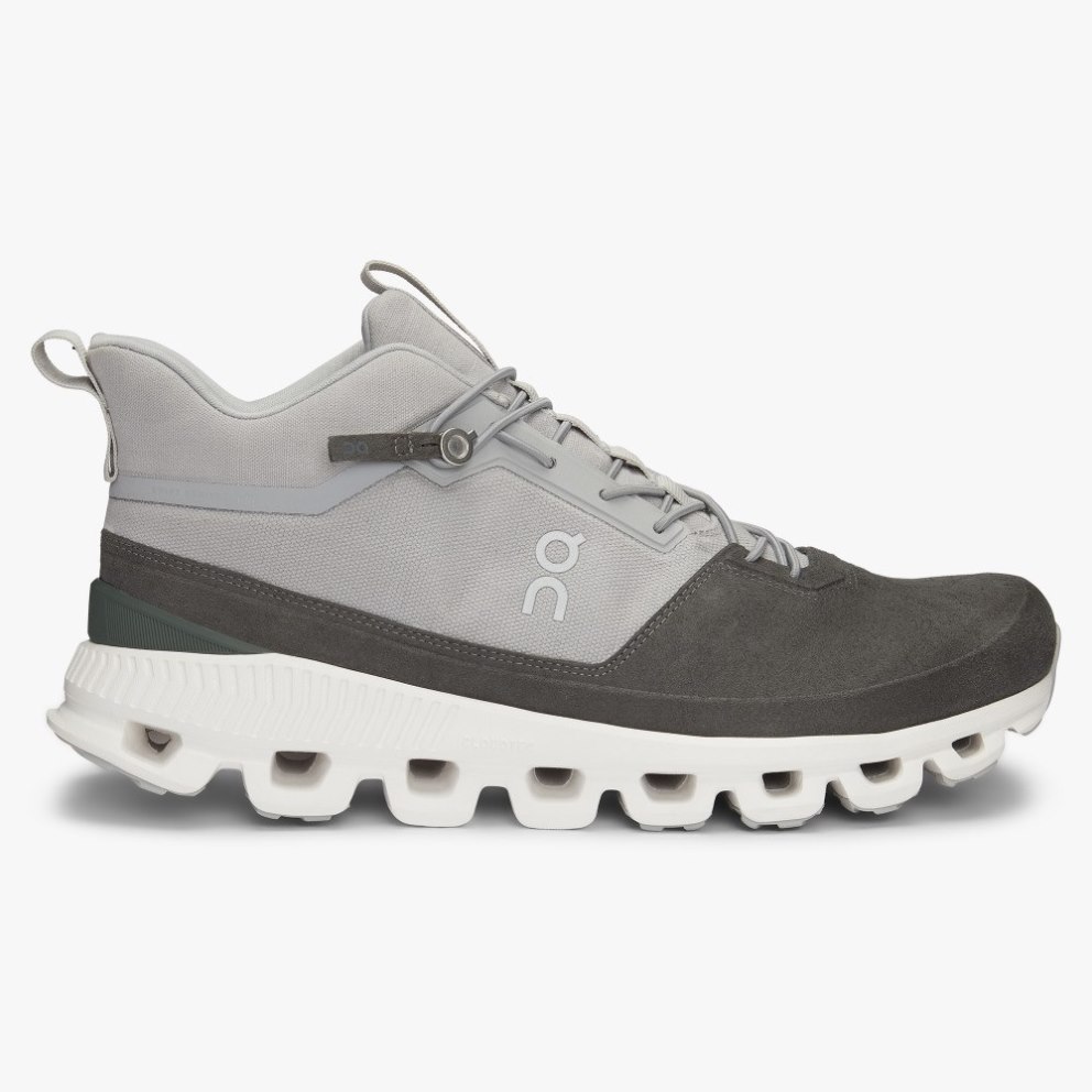 On Cloud Hi Men\'s Trainers Grey | UK-176AM