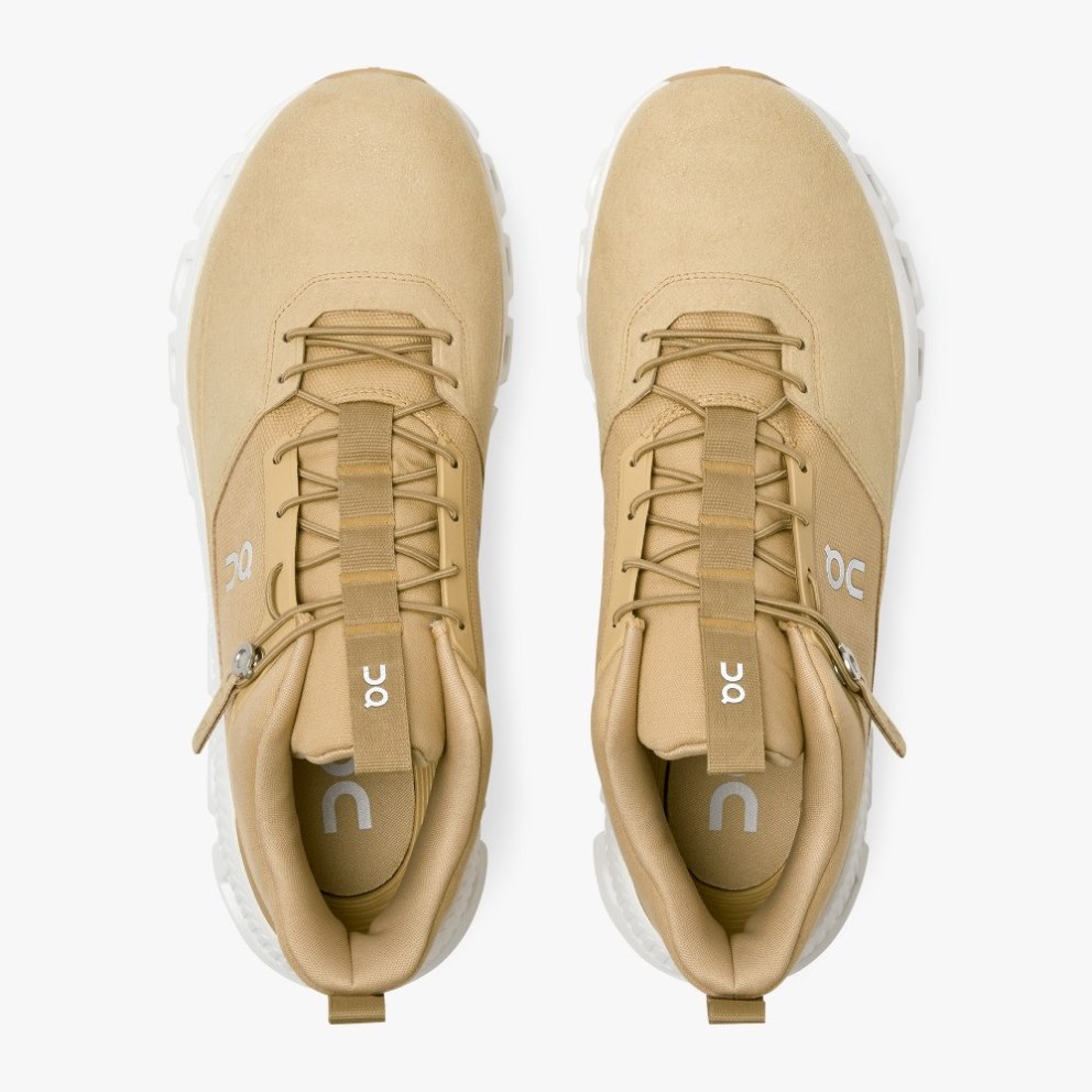 On Cloud Hi Men's Trainers Khaki | UK-J125O