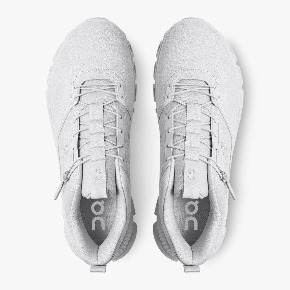 On Cloud Hi Men's Trainers Light Grey | UK-A8617