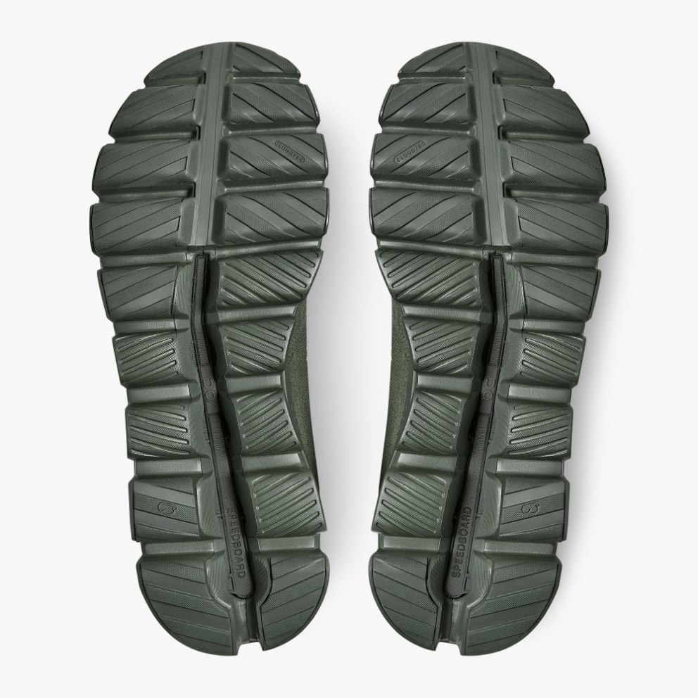 On Cloud Hi Men's Trainers Olive | UK-8M5AO