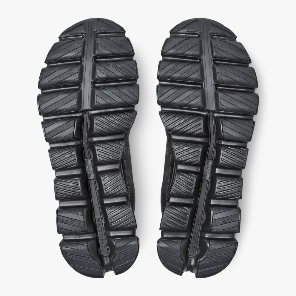 On Cloud Hi Waterproof Men's Trainers Black | UK-A6MO1