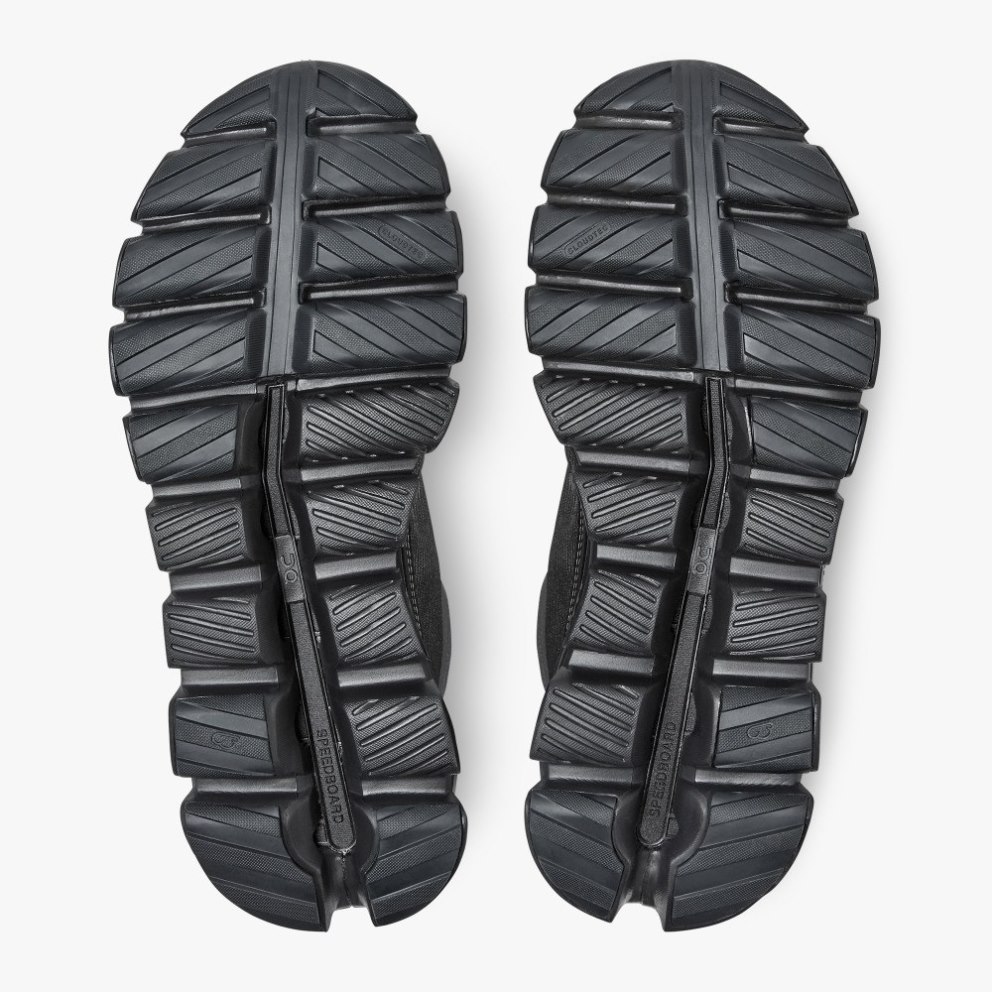 On Cloud Hi Waterproof Women's Trainers Black | UK-A56O7