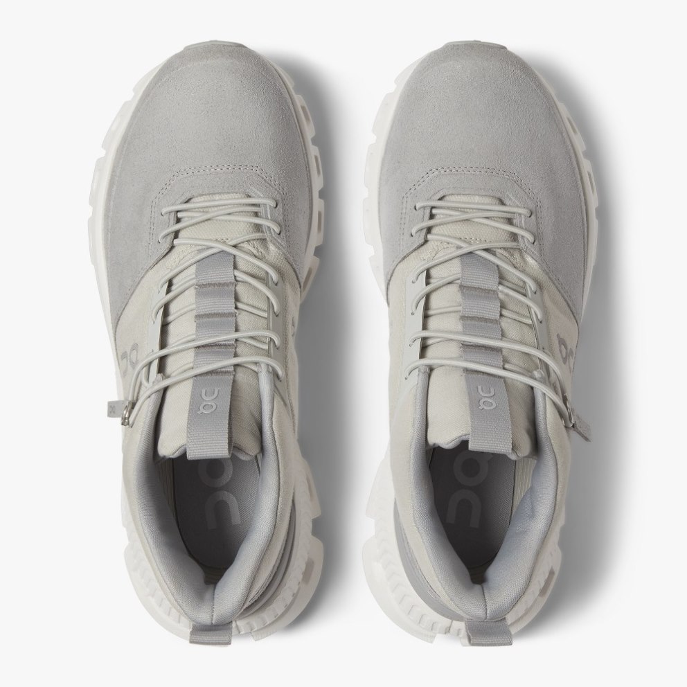 On Cloud Hi Women's Trainers Light Grey | UK-52A68
