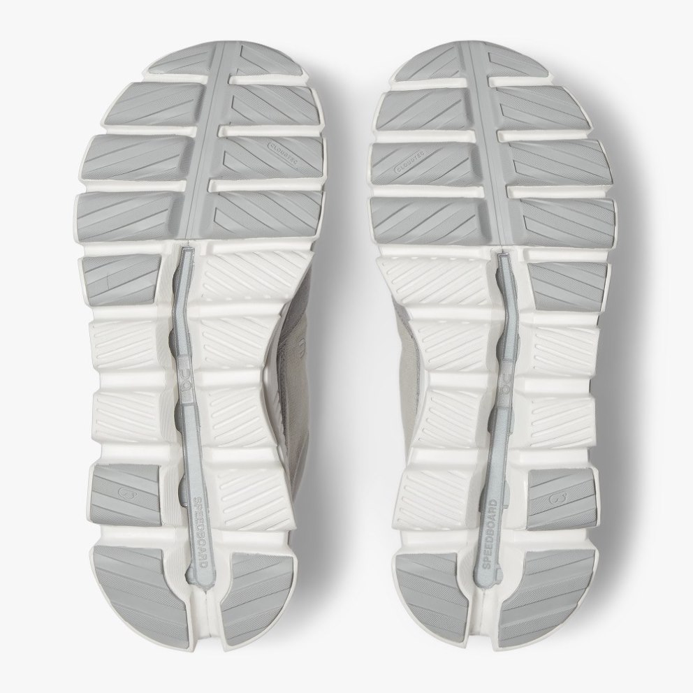 On Cloud Hi Women's Trainers Light Grey | UK-52A68