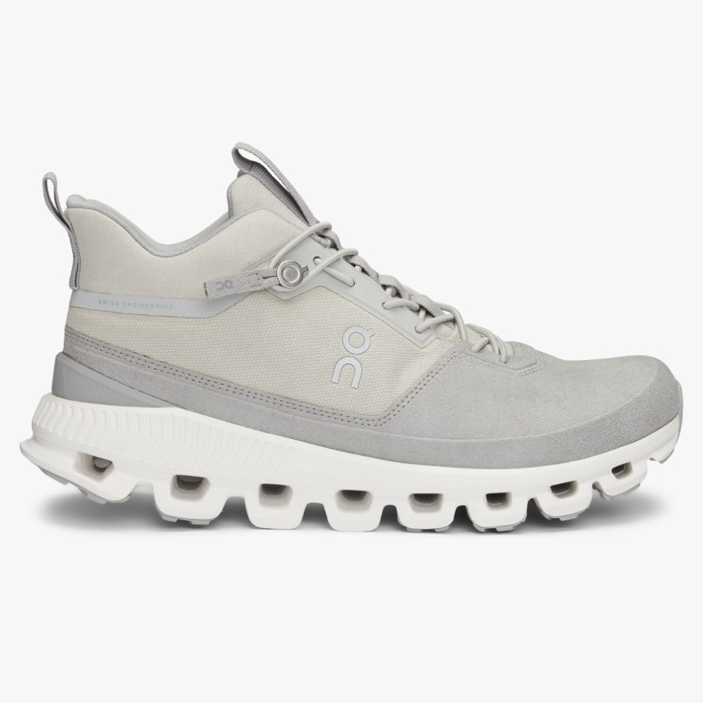 On Cloud Hi Women\'s Trainers Light Grey | UK-52A68