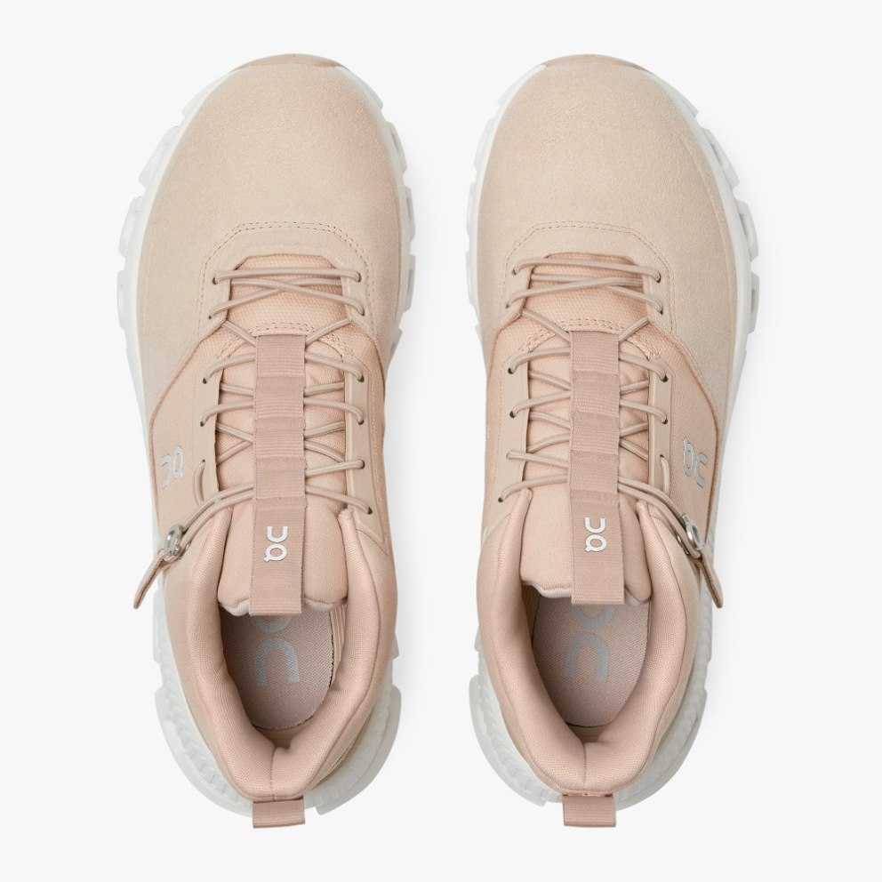 On Cloud Hi Women's Trainers Rose | UK-AM817