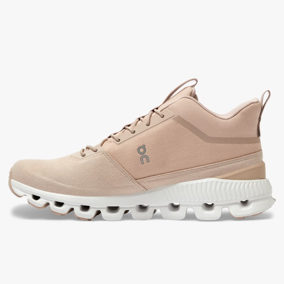 On Cloud Hi Women's Trainers Rose | UK-AM817