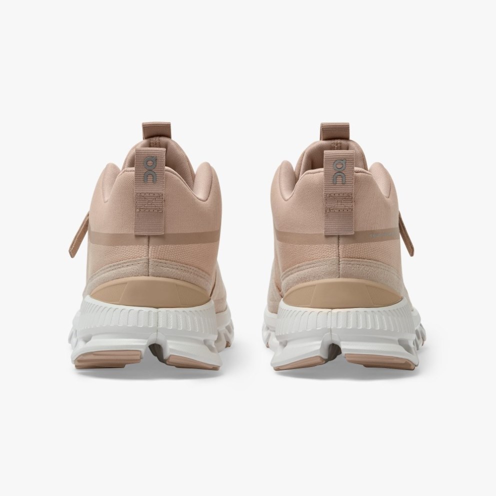 On Cloud Hi Women's Trainers Rose | UK-AM817