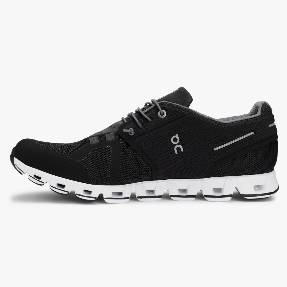 On Cloud Men's Trainers Black | UK-JM768