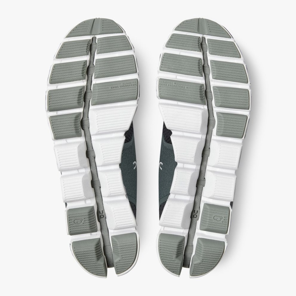 On Cloud Men's Trainers Grey / Black | UK-25AMJ