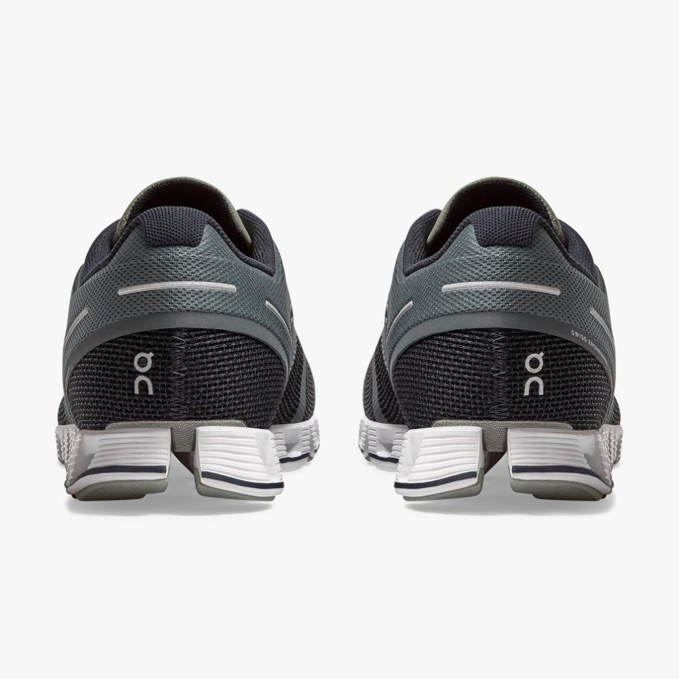 On Cloud Men's Trainers Grey / Black | UK-25AMJ