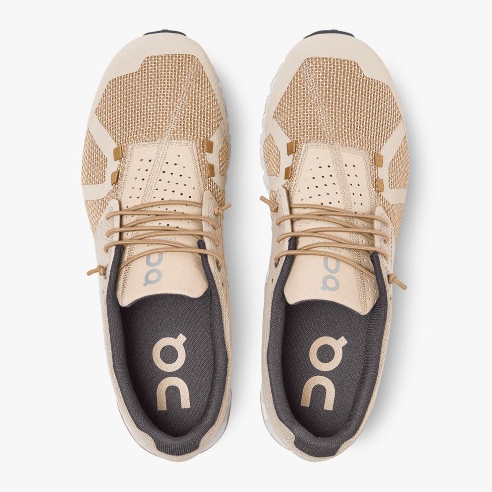 On Cloud Men's Trainers Khaki | UK-5J618