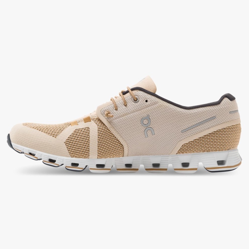 On Cloud Men's Trainers Khaki | UK-5J618