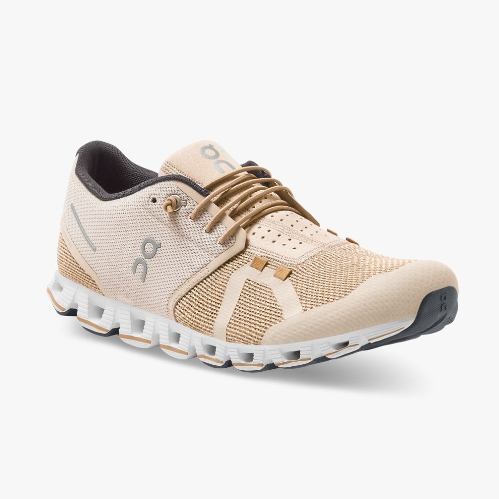 On Cloud Men's Trainers Khaki | UK-5J618