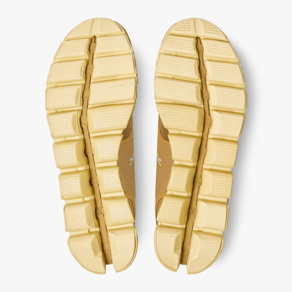 On Cloud Monochrome Men's Trainers Mustard | UK-M57JO