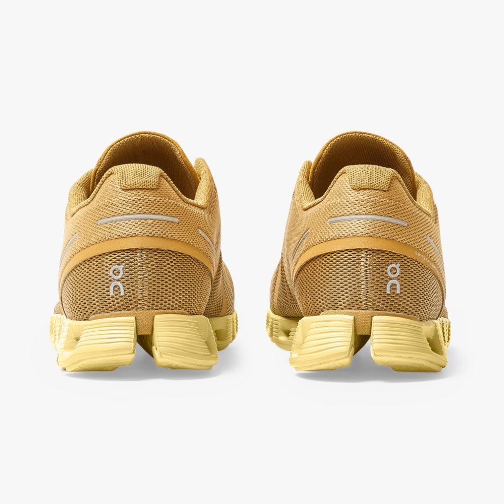 On Cloud Monochrome Men's Trainers Mustard | UK-M57JO