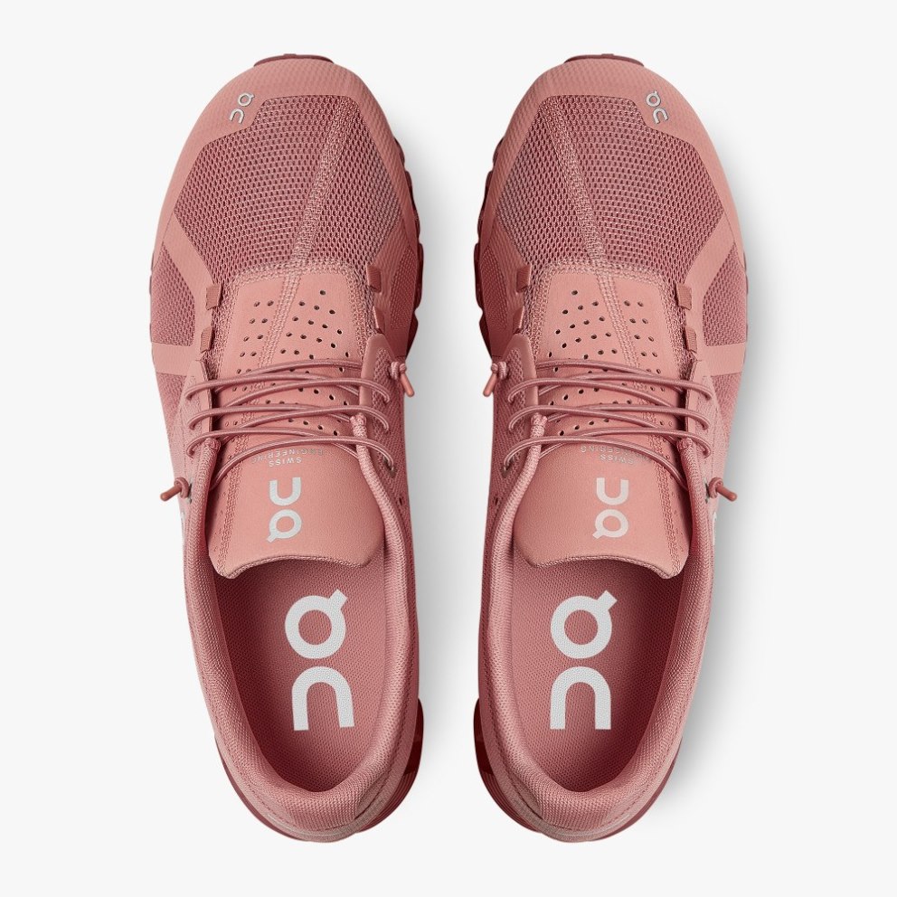 On Cloud Monochrome Men's Trainers Rose | UK-O2681