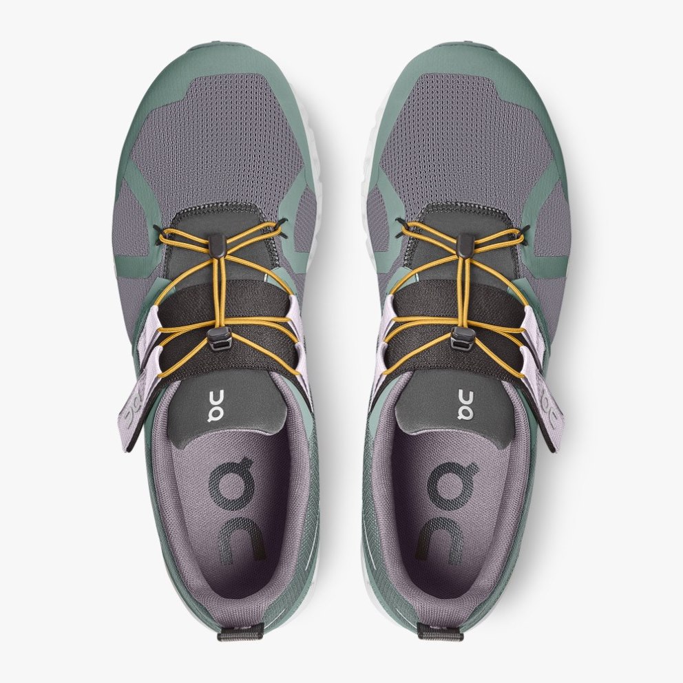 On Cloud Nexus Men's Trainers Grey / Green | UK-812J6