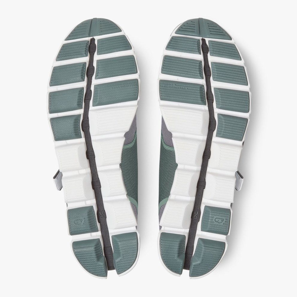 On Cloud Nexus Men's Trainers Grey / Green | UK-812J6