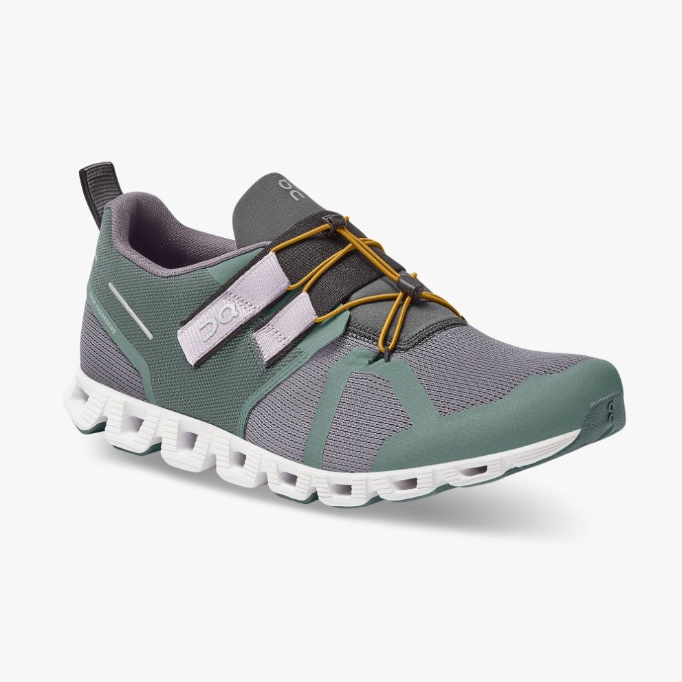 On Cloud Nexus Men's Trainers Grey / Green | UK-812J6