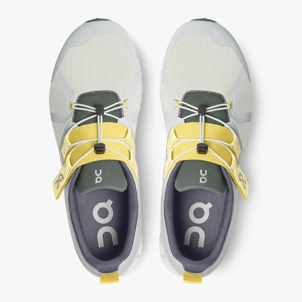 On Cloud Nexus Men's Trainers Light Grey / Lemon | UK-5JAO8