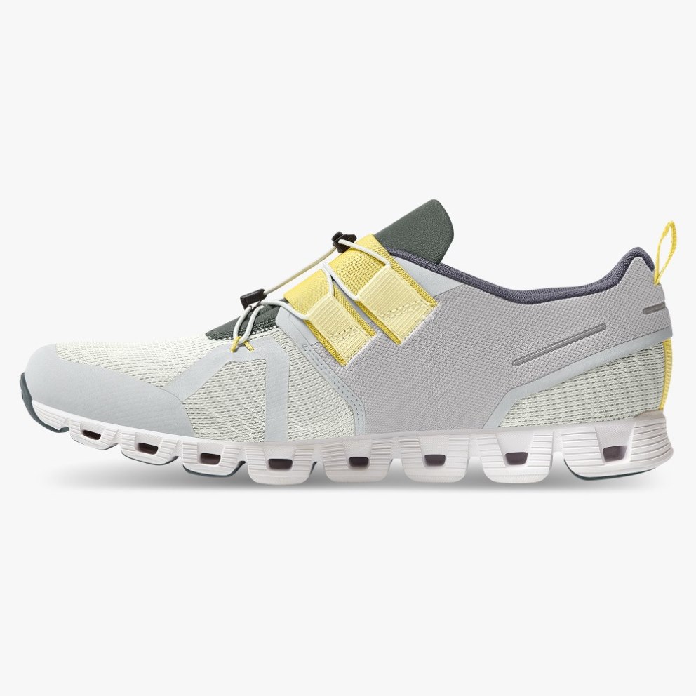 On Cloud Nexus Men's Trainers Light Grey / Lemon | UK-5JAO8