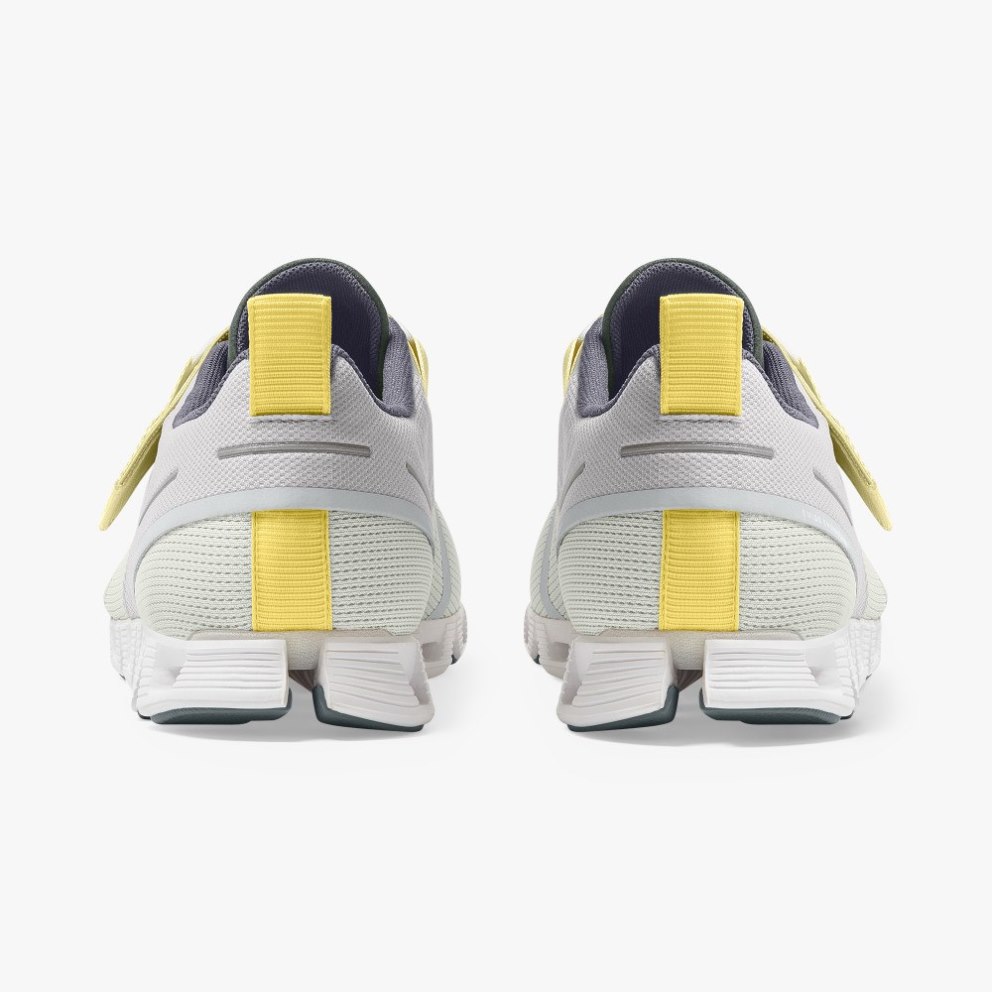 On Cloud Nexus Men's Trainers Light Grey / Lemon | UK-5JAO8