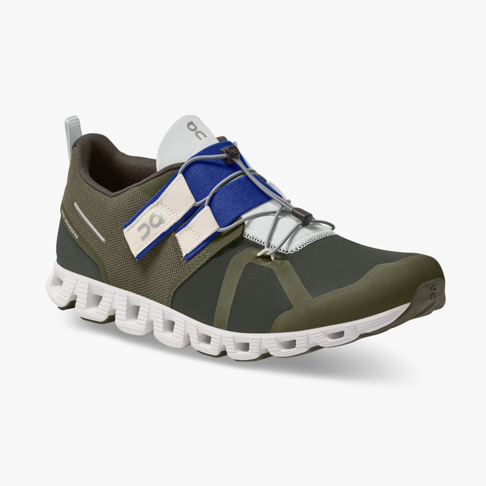 On Cloud Nexus Men's Trainers Olive | UK-25JO1