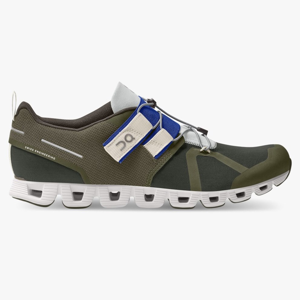 On Cloud Nexus Men\'s Trainers Olive | UK-25JO1