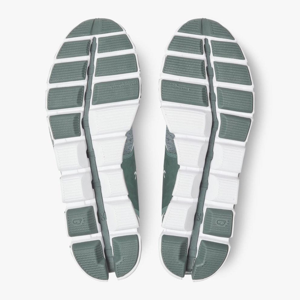 On Cloud Terry Men's Trainers Olive | UK-M2OAJ