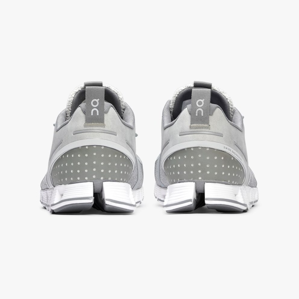 On Cloud Terry Men's Trainers Silver | UK-216JO