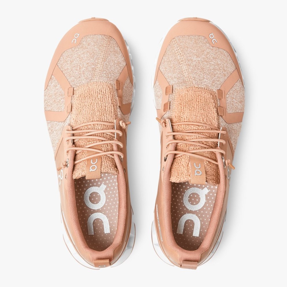 On Cloud Terry Women's Trainers Coral | UK-1AJOM