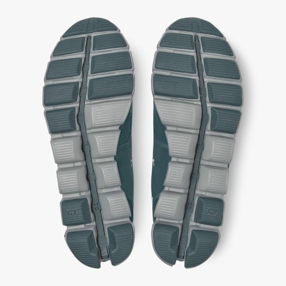 On Cloud Waterproof Men's Trainers Green | UK-2OJA7