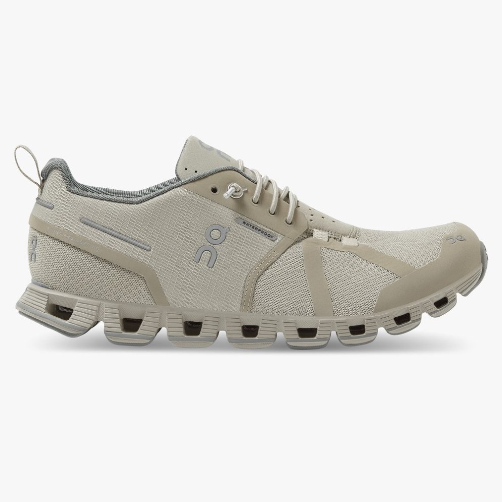 On Cloud Waterproof Women\'s Trainers Grey | UK-21O75