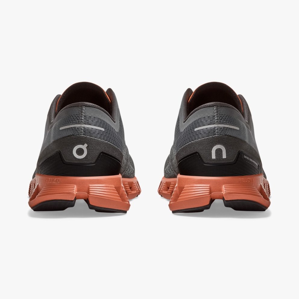 On Cloud X Men's Trainers Dark Grey | UK-AO51M