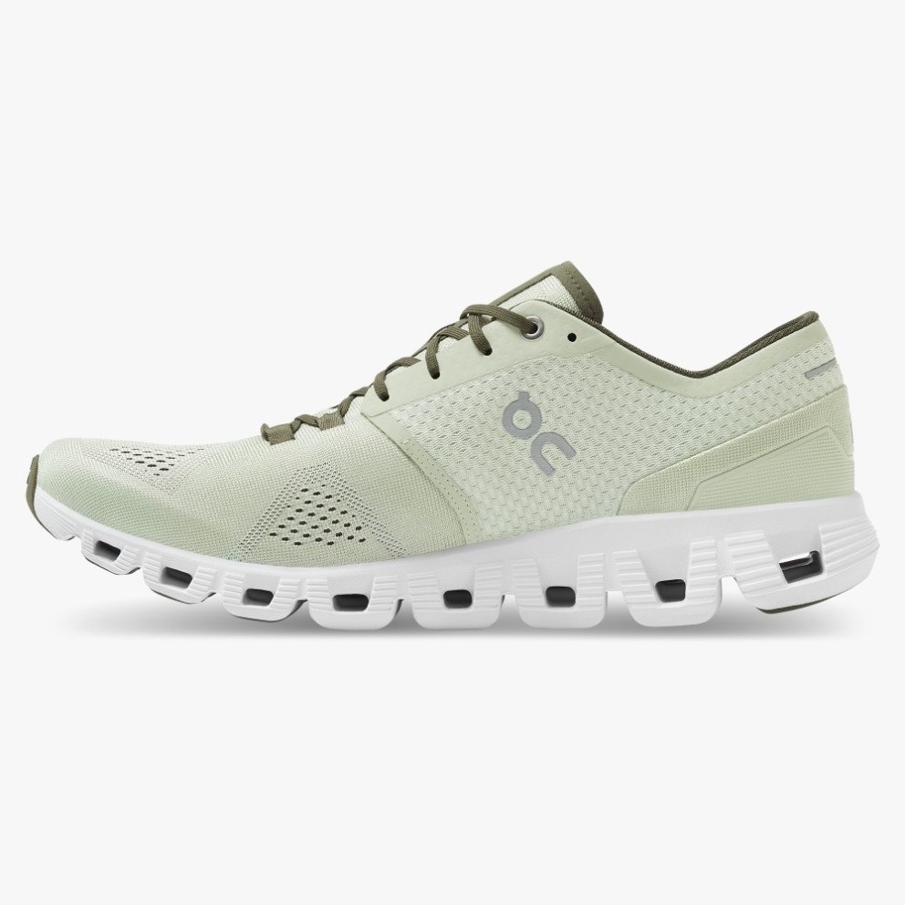 On Cloud X Men's Trainers Mint | UK-AMJ28