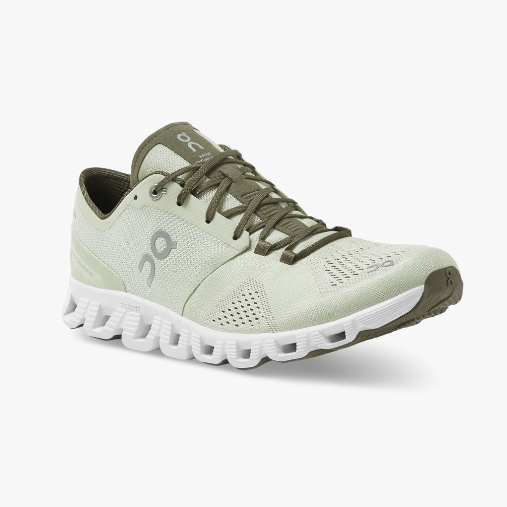 On Cloud X Men's Trainers Mint | UK-AMJ28