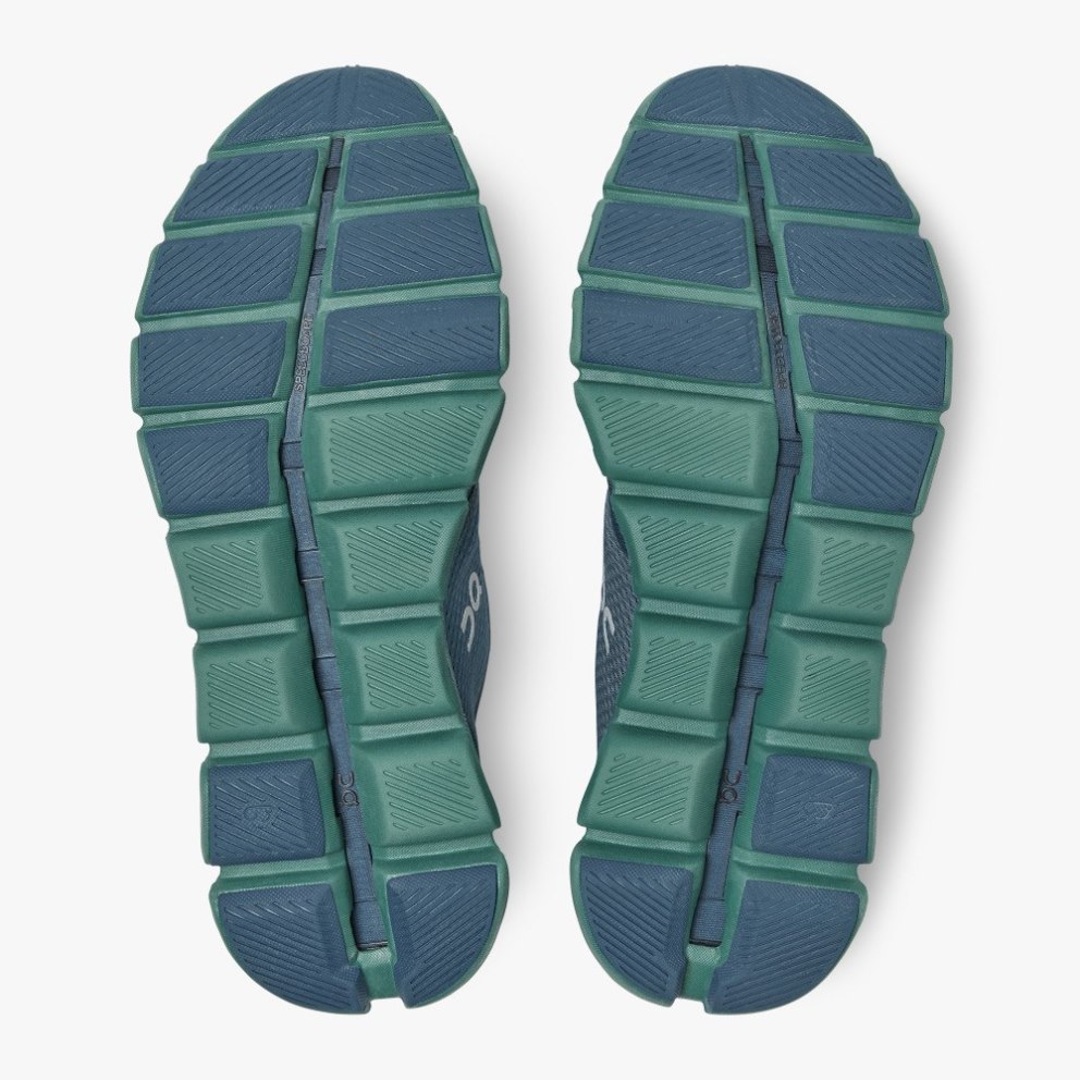 On Cloud X Men's Trainers Navy / Green | UK-AJ2O1
