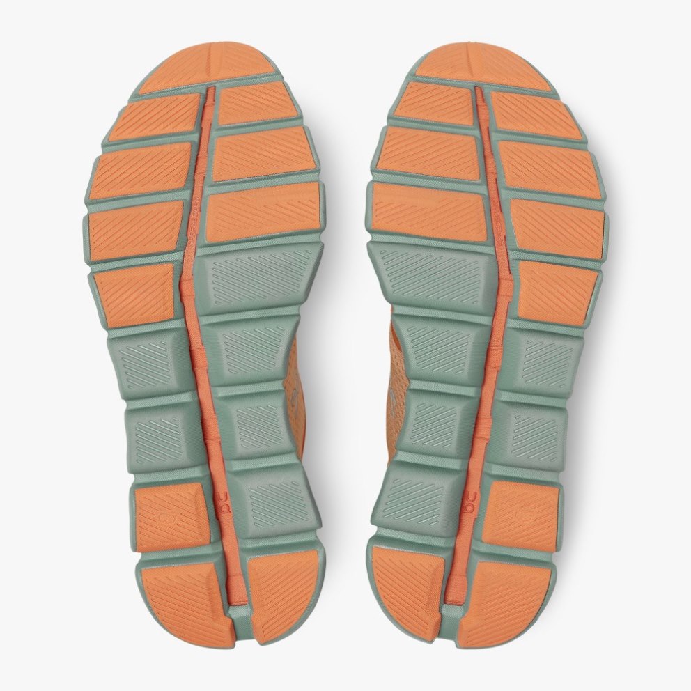 On Cloud X Men's Trainers Orange / Mint | UK-752M6