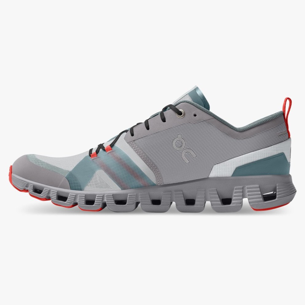 On Cloud X Shift Men's Trainers Grey | UK-8A6O5