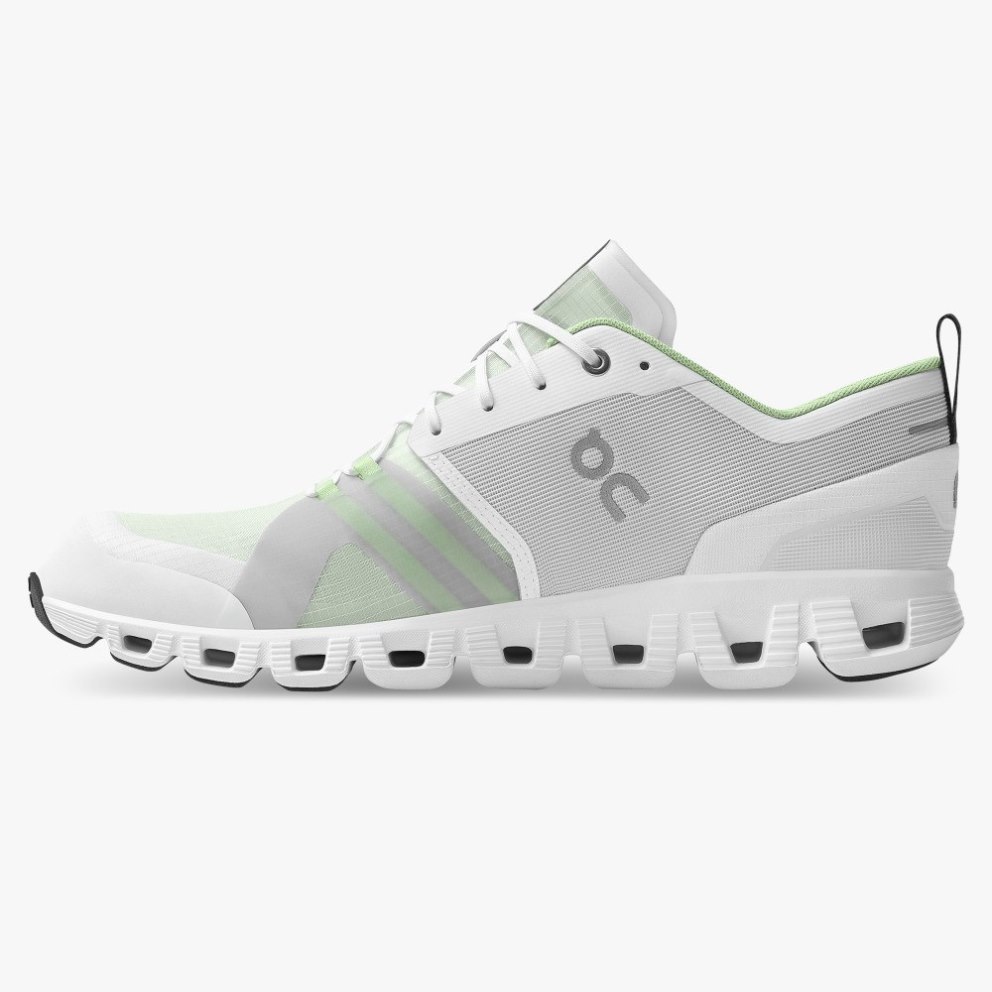 On Cloud X Shift Men's Trainers Light Grey / Mint | UK-2J785