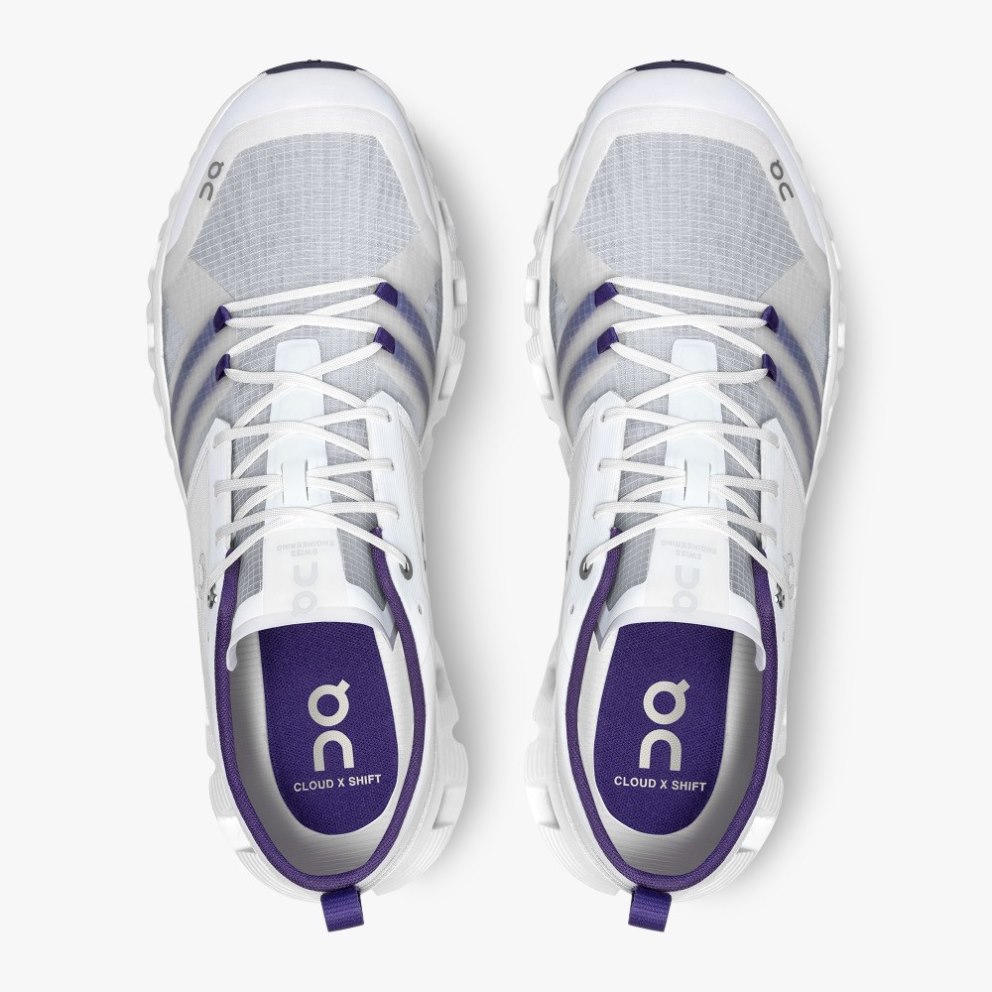 On Cloud X Shift Men's Trainers Light Grey / Navy | UK-8J265