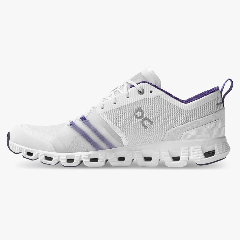 On Cloud X Shift Men's Trainers Light Grey / Navy | UK-8J265