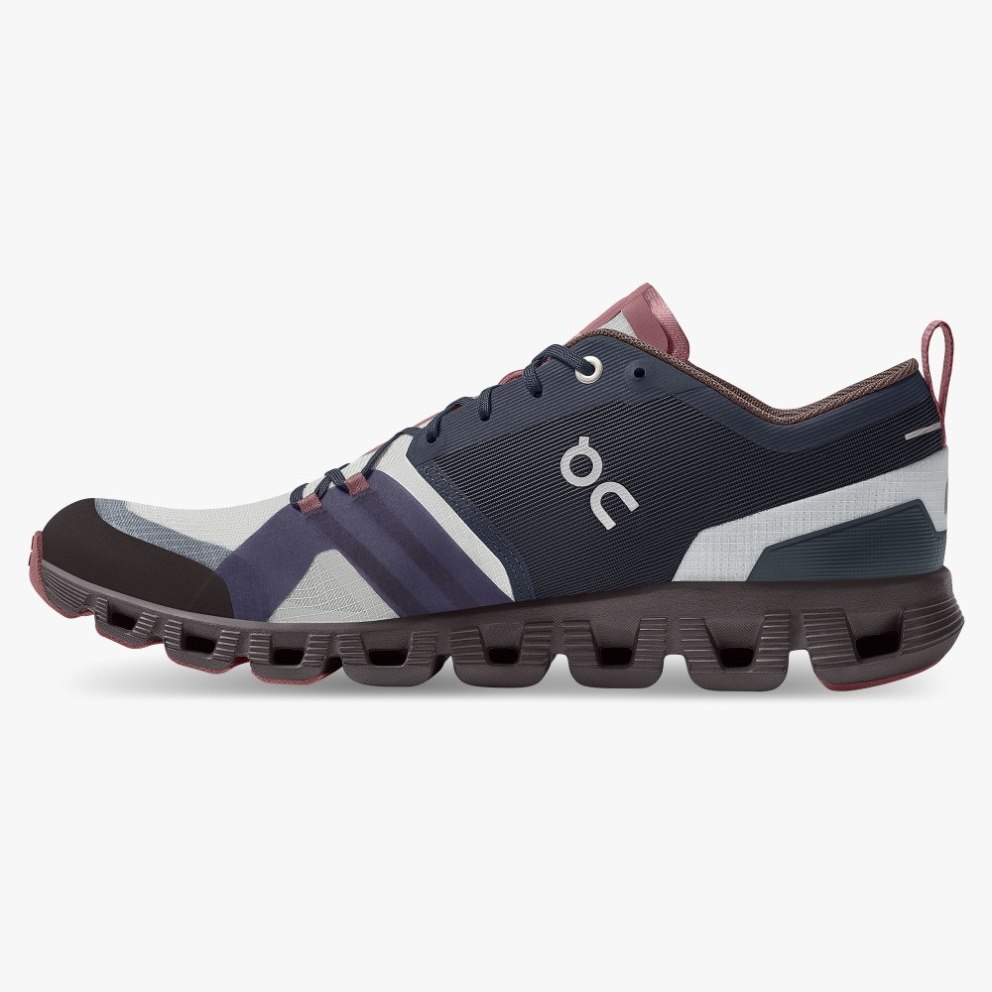 On Cloud X Shift Men's Trainers Navy | UK-8OJ61