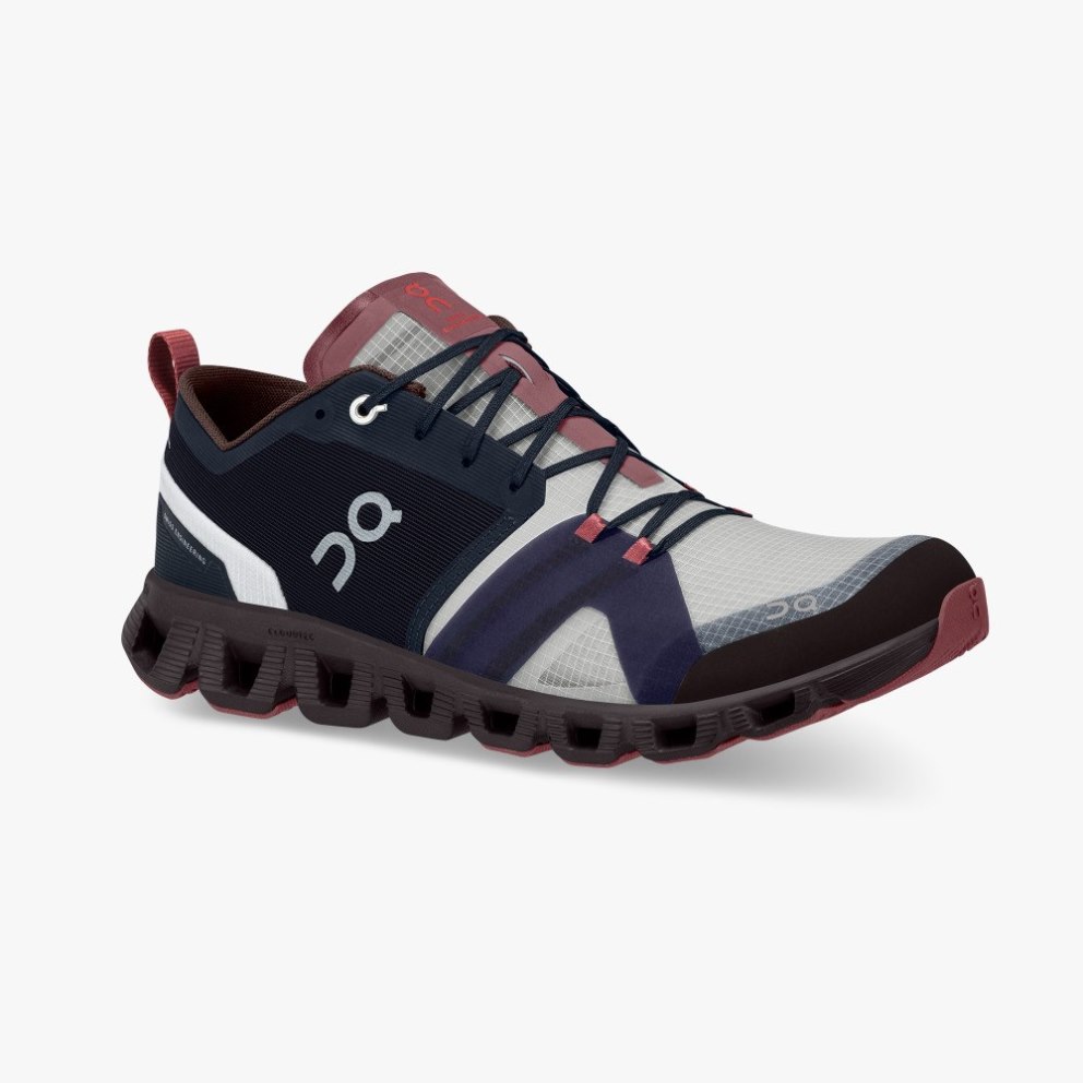 On Cloud X Shift Men's Trainers Navy | UK-8OJ61